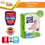 Royal Baby Diapers Size 4 (80pcs) - Turkey