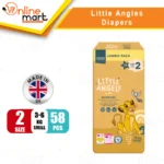 Little Angels Baby Diapers Size 2 (58pcs)